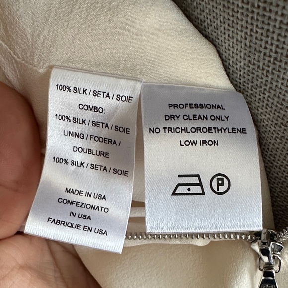 Narciso Rodriguez Cream Sleeveless Keyhole Camisole - Picture 8 of 12